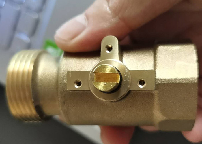 HVAC 1.6 Mpa Brass DN50 Boiler Zone Valve With DC Motorized Actuator Motor