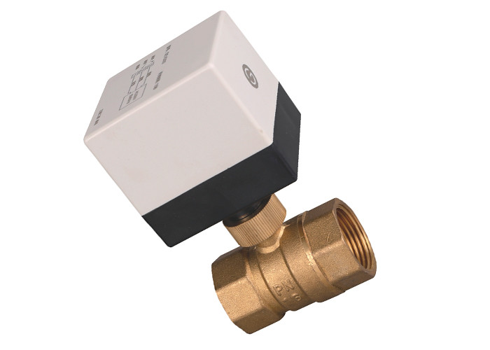 3 Port Diverter Electric Heating Ball Valve With Step Motor Actuator DN15